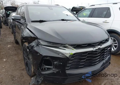 2021 Chevrolet Blazer Fwd Rs из США, поврежденный, VIN 3GNKBERS1MS572303